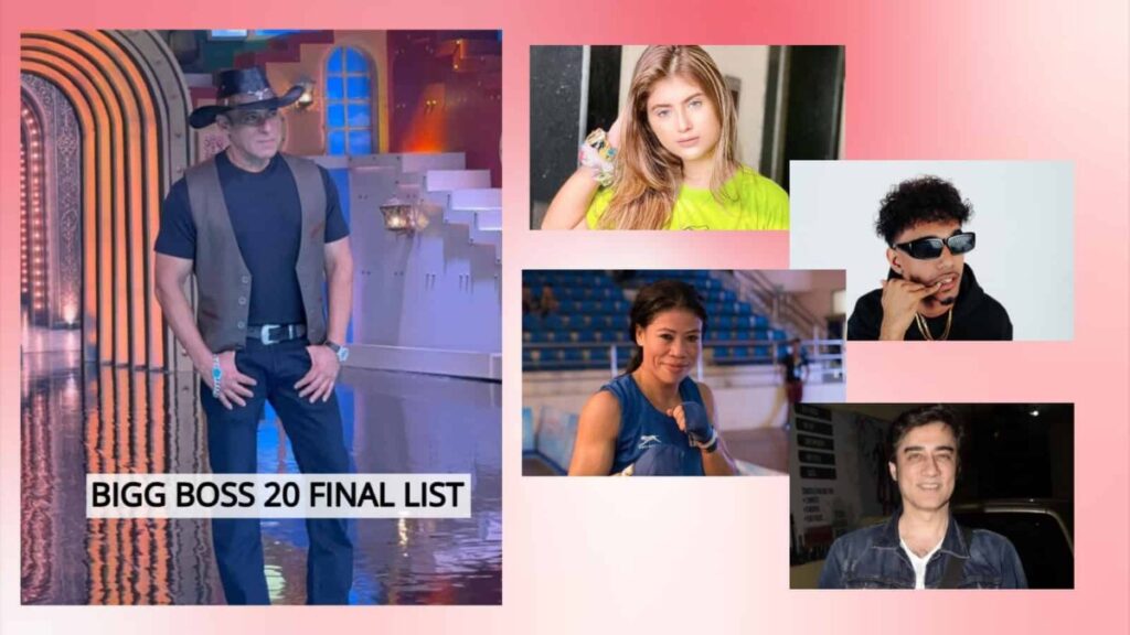 Bigg Boss 20 Contestants List