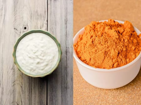 How to clean face with curd 